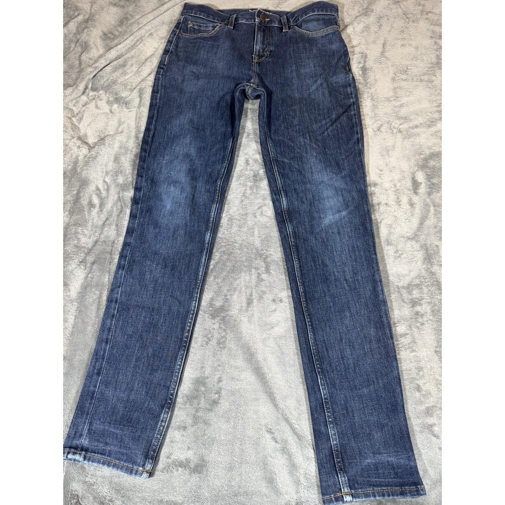 Banana Republic Jeans Mens 32x34 (32x31) Blue Skinny Stretch Denim Washwell